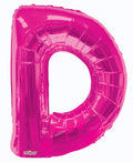 Letter D Magenta 34"