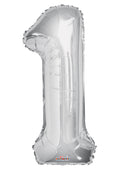 Number 1 Silver 34"