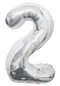 Number 2 Silver 34"