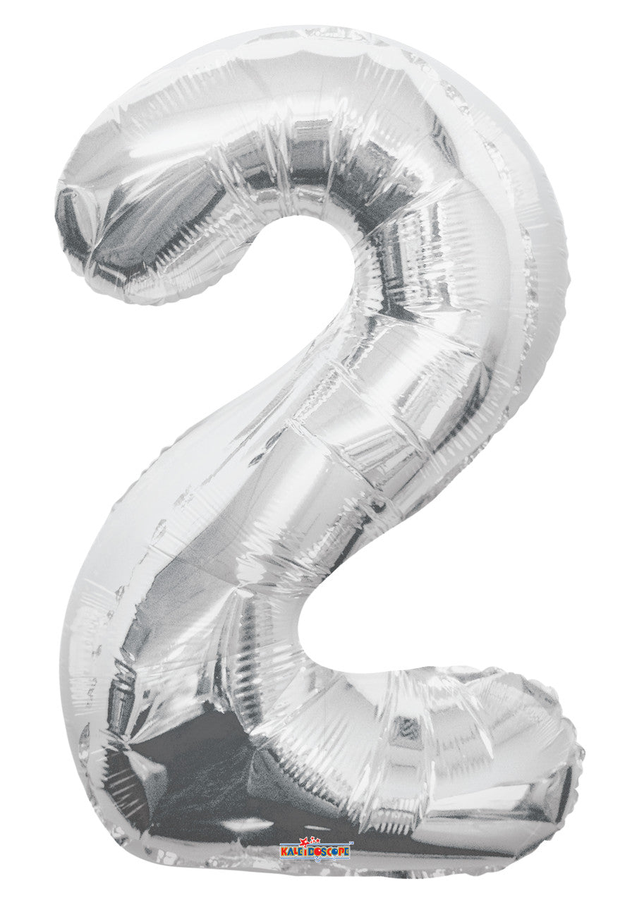 Number 2 Silver 34"