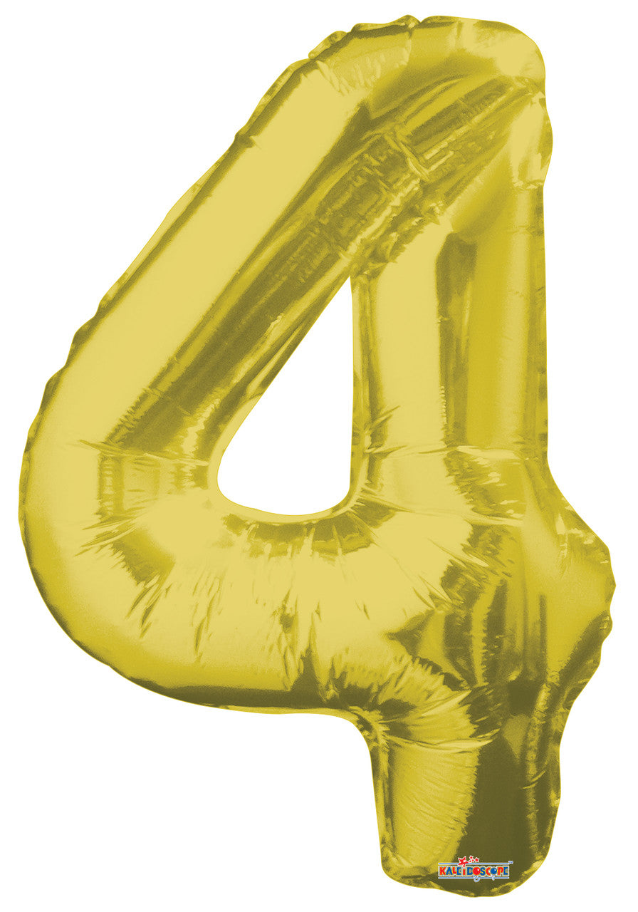 Number 4 Gold 34"