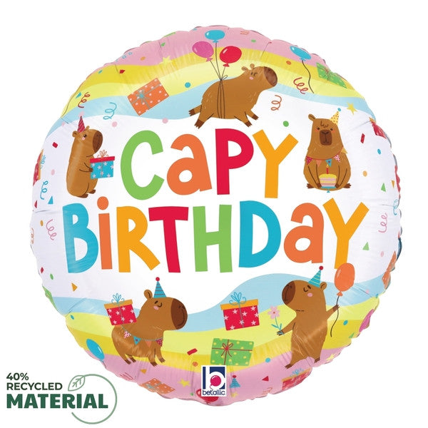 Capybara Birthday 18"