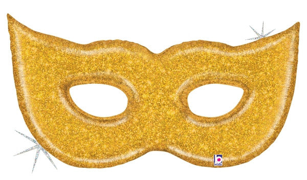 Gold Glitter Mask 43"