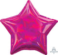 Star Iridescent Magenta Pink 19"