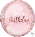 Happy Birthday Blush 16"