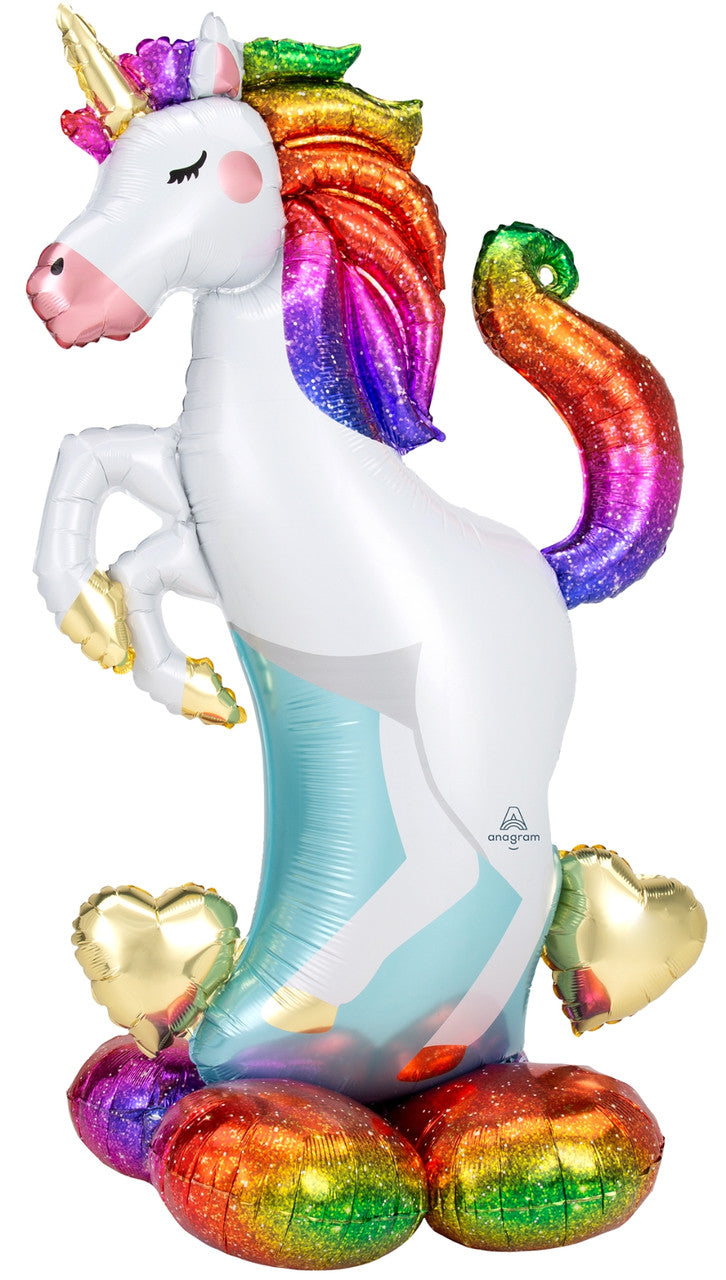 Unicorn standing balloon 55"
