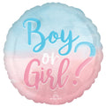 Big Gender Reveal Boy or Girl 18"