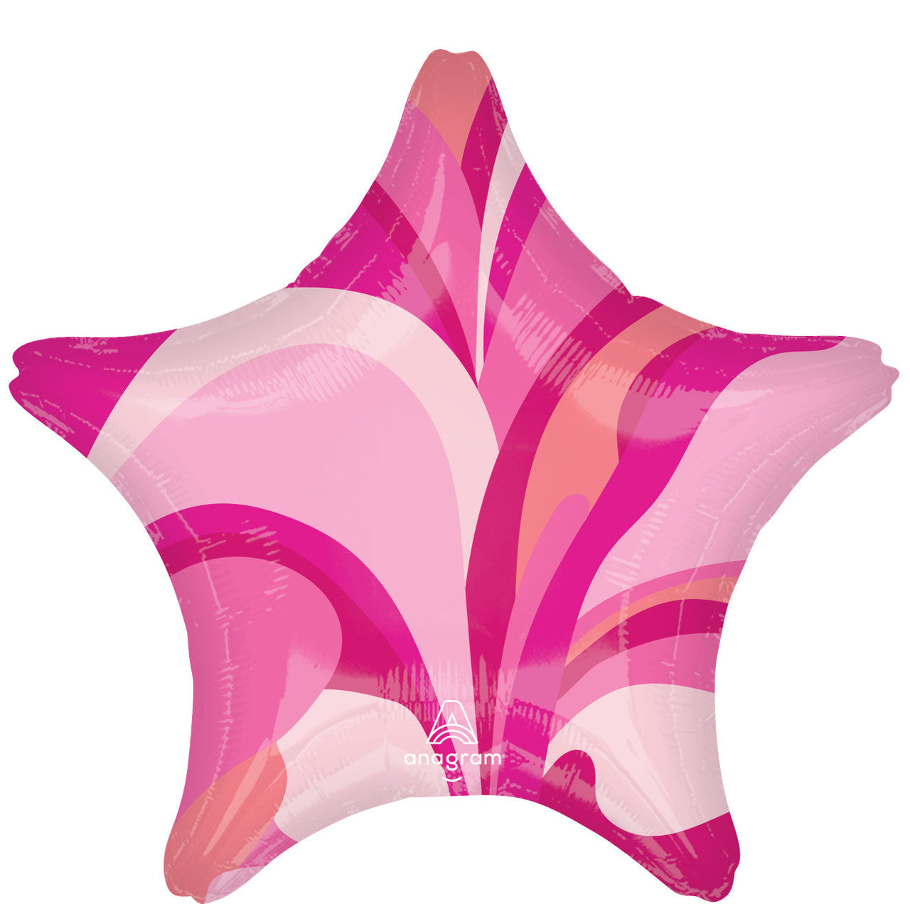 Star Marble Pink 19"