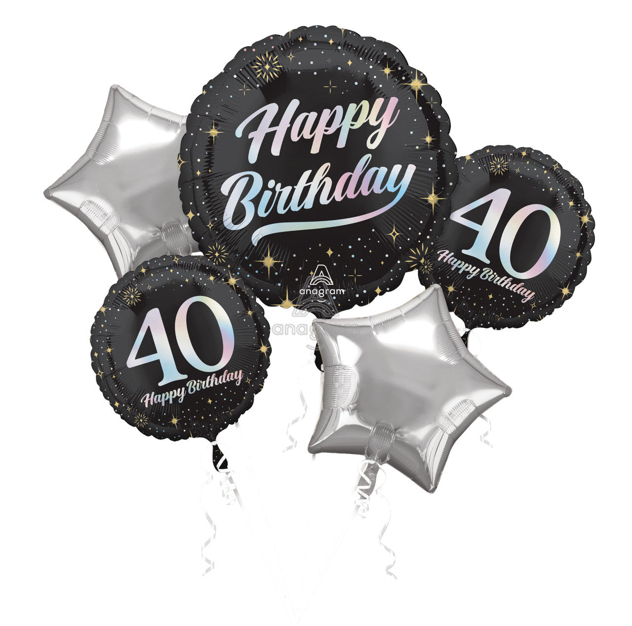 Bouquet Happy Birthday Sparkling 40th