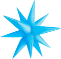 Exploding Star Neon Blue 26"