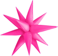 Exploding Star Neon Hot Pink 19"