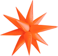 Exploding Star Neon Orange 19"