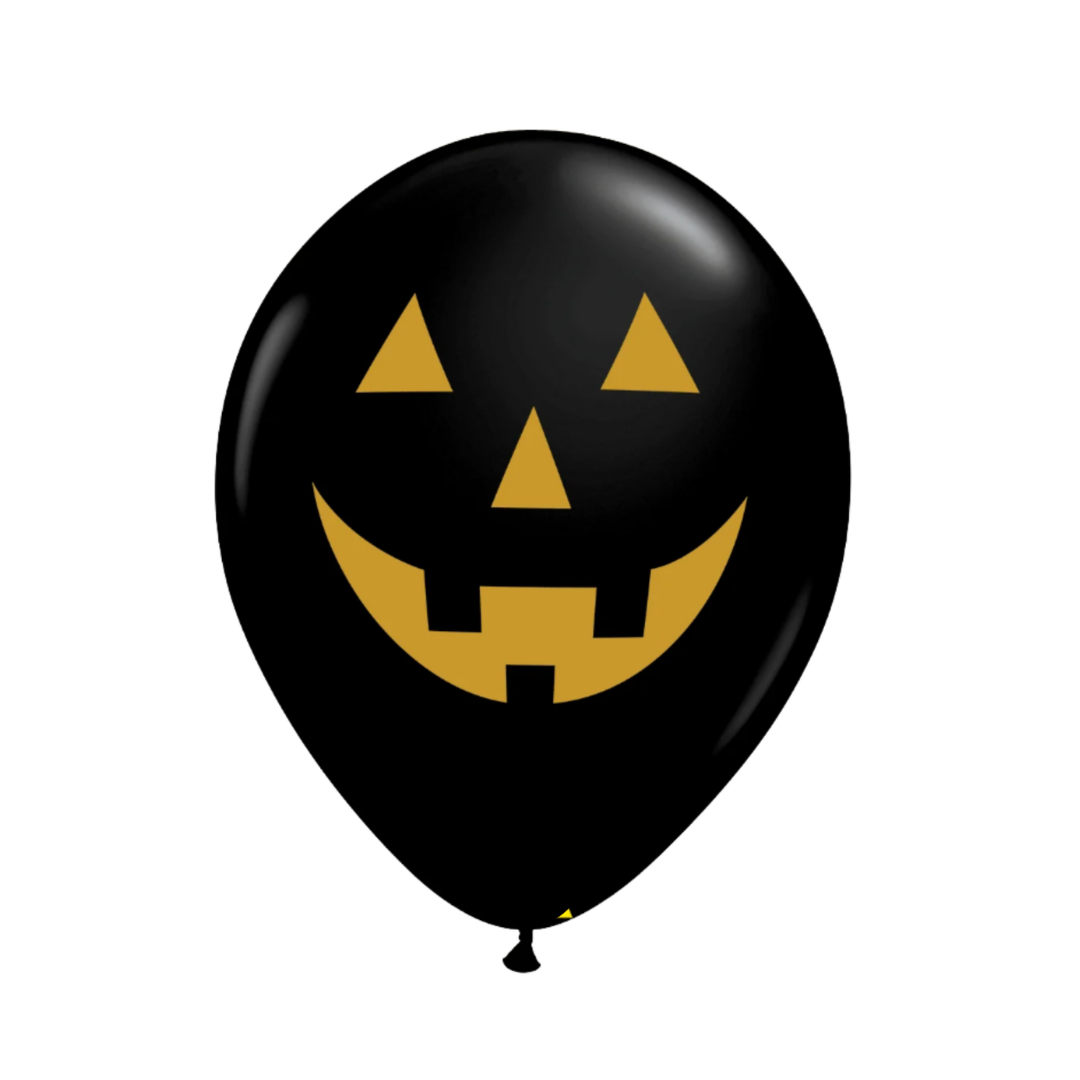 Jack-O-Lantern Face Black