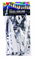 Tassel Silver & White