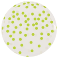 Green neon confetti print