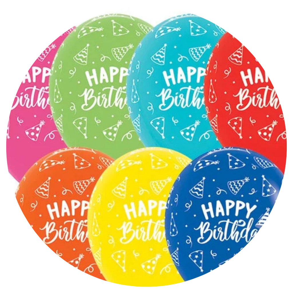 Happy Birthday Hats Orange