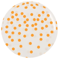 Orange neon confetti print