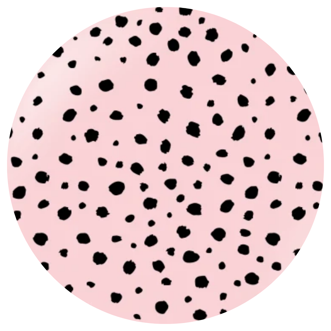 Safari Cheetah Macaron Pink w/Black