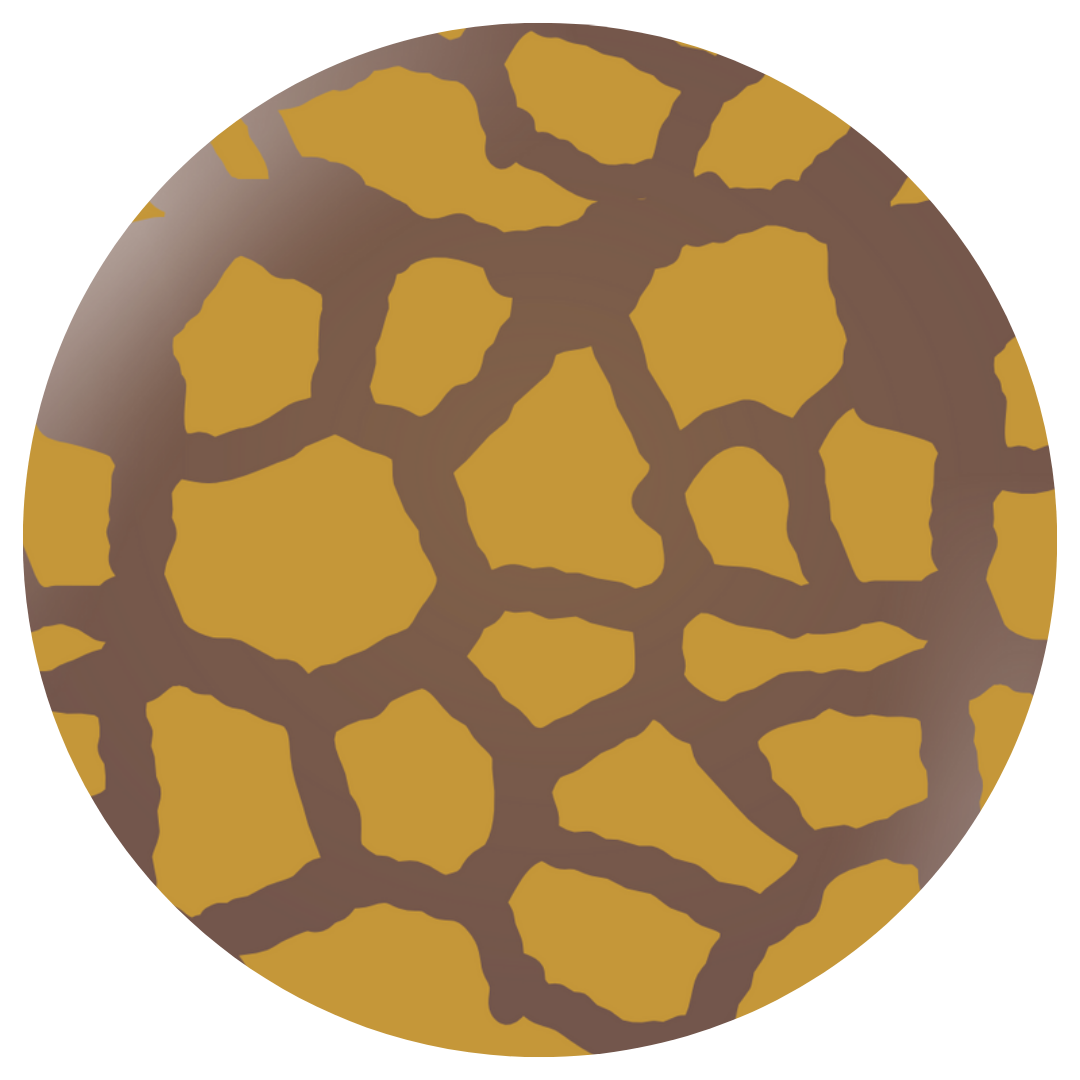 Safari Giraffe Chocolate Brown w/Gold