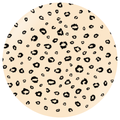 Safari Leopard Blush w/Black