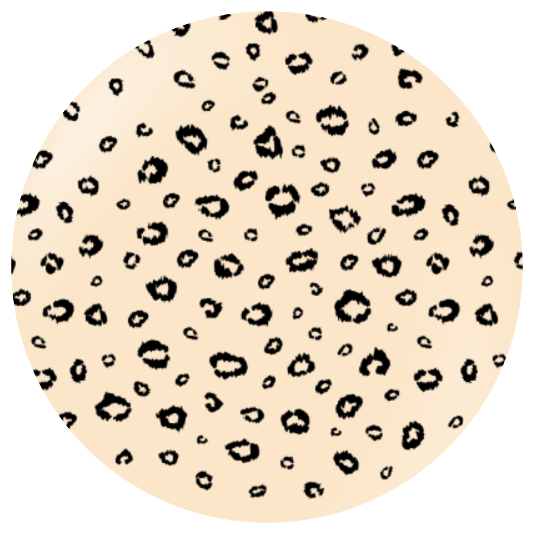 Safari Leopard Blush w/Black