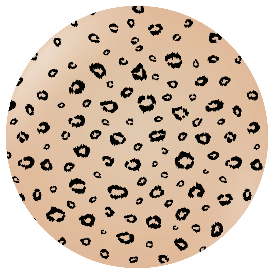 Safari Leopard Desert Gold w/Black Spots