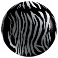 Safari Zebra Black w/White Stripes