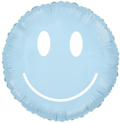 Blue Smiley Face 30"
